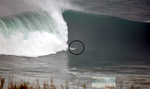 Nazaré North Canyon big wave