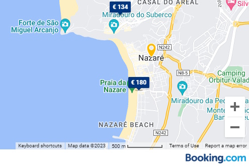 booking hotels map nazare