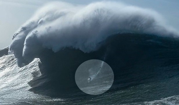 Nature surprises with unique giant waves