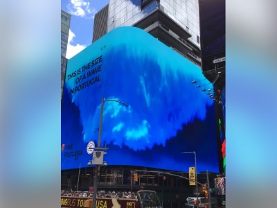 Onda da Nazaré em Nova York