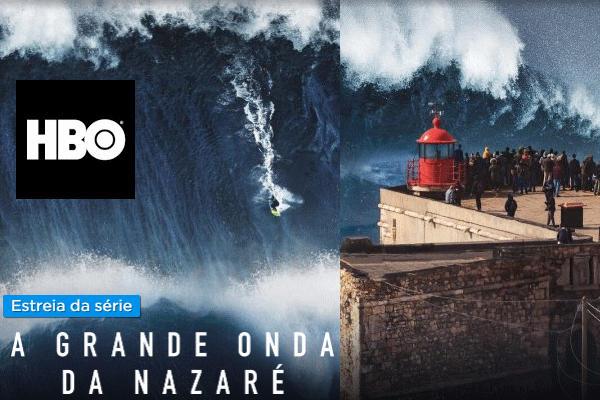 Ondas da Nazaré no canal HBO