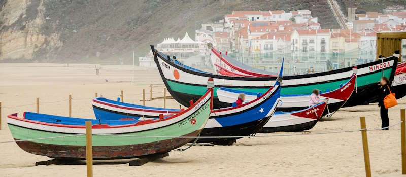 Boats on the sand