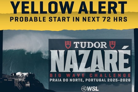 Alerta Amarelo - Nazaré Big Wave Challenge 2025/26