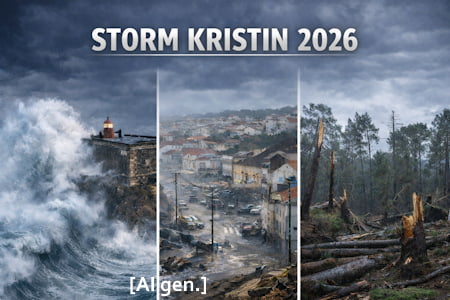 Storm Kristin 2026: Historic Impact on Nazaré